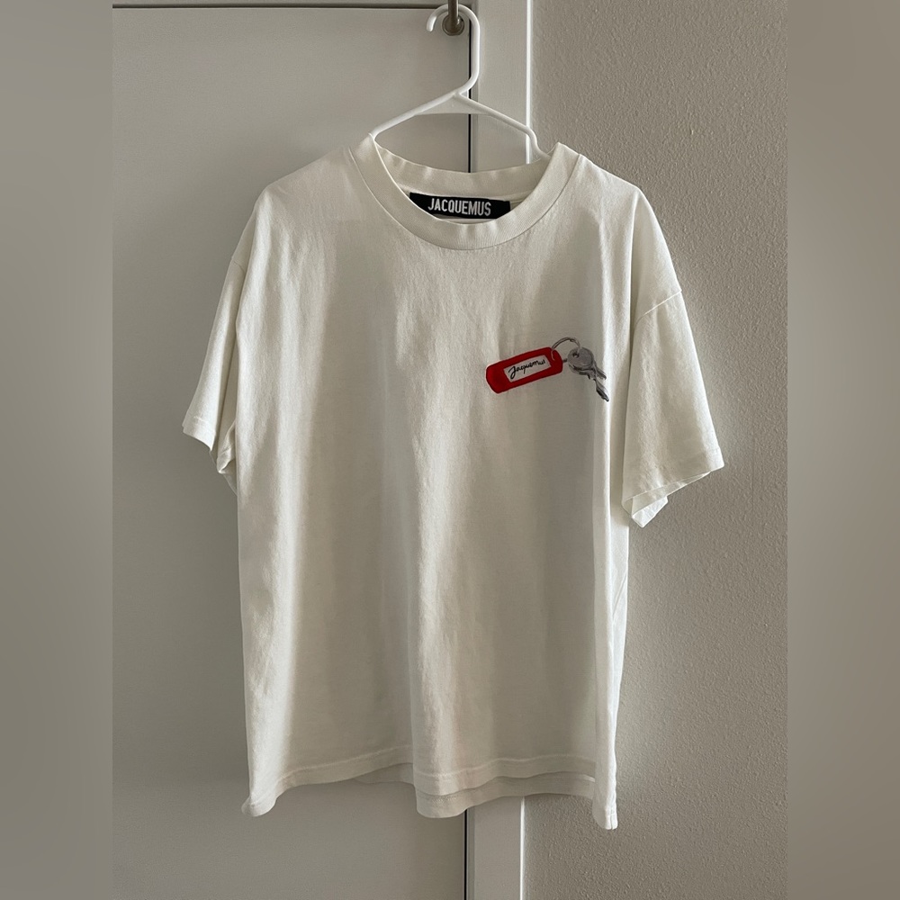 Jacqumus White Cotton T Shirt Unisex L